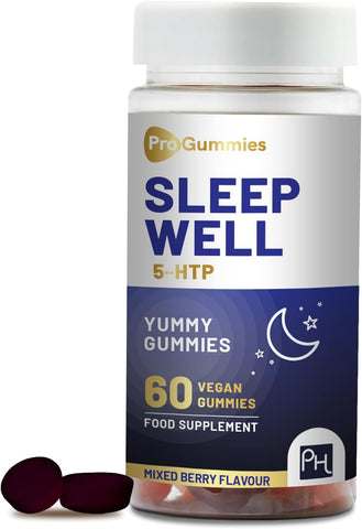 5HTP Sleep Well Gummies | 60 Vegan Pro Gummies