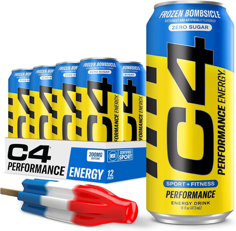 Cellucor C4 Performance Energy Carbonated RTD 12x500ml Frozen Bombsicle