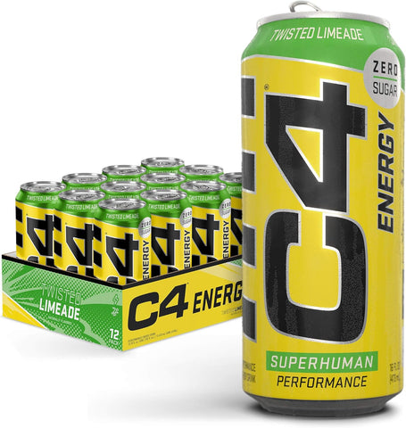 Cellucor C4 Performance Energy Carbonated RTD 12x500ml Twisted Limeade