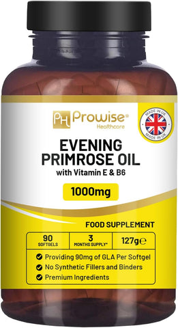 Evening Primrose Oil 1000mg | 90 Softgel Capsules