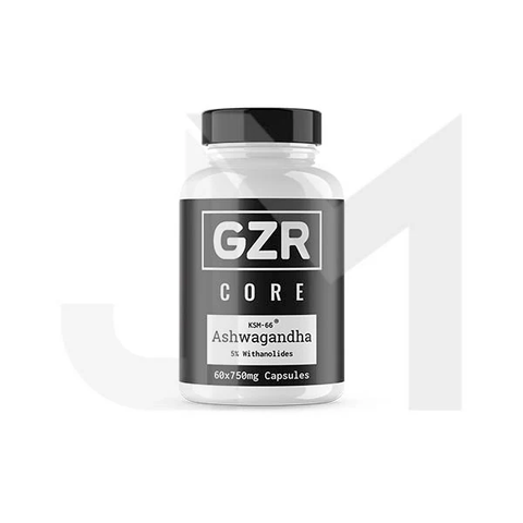 GZR 750mg KSM-66 Ashwagandha Capsules - 60 Capsules