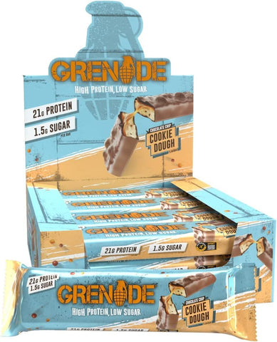 Grenade Protein Bar 12x60g Chocolate Chip Cookie Dough