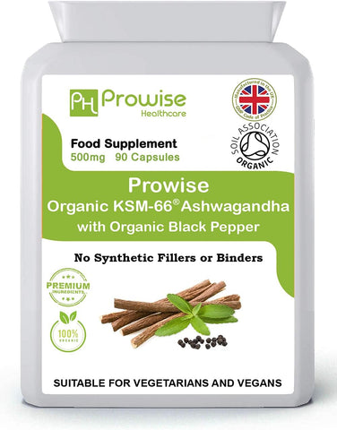 KSM-66 Ashwagandha with Organic Black Pepper 500mg 90 Capsul