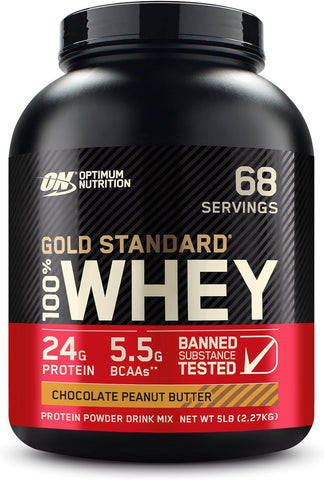 Optimum Nutrition Gold Standard 100% Whey 2.27kg Chocolate Peanut Butter