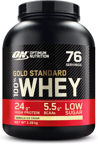 Optimum Nutrition Gold Standard 100% Whey 2.28kg Vanilla Ice Cream