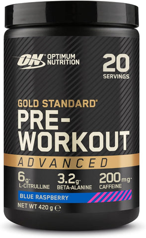 Optimum Nutrition Gold Standard Pre-Workout Advanced 420g Blue Raspberry