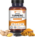 Organic Turmeric 1440mg with Black Pepper & Ginger |120 Vega