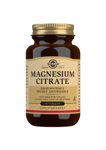 SOLGAR Magnesium Citrate 60Tab GB