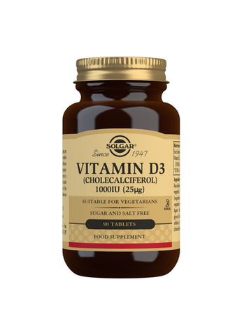 SOLGAR Vitamin D3 1000IU 90 Tab GB