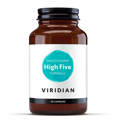 Viridian HIGH FIVE Multivit & Mineral Formula - 30 Veg Caps