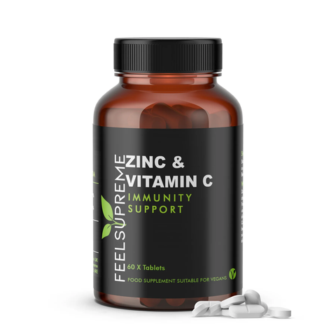 Zinc with Vitamin C - Immunity Support Supplement